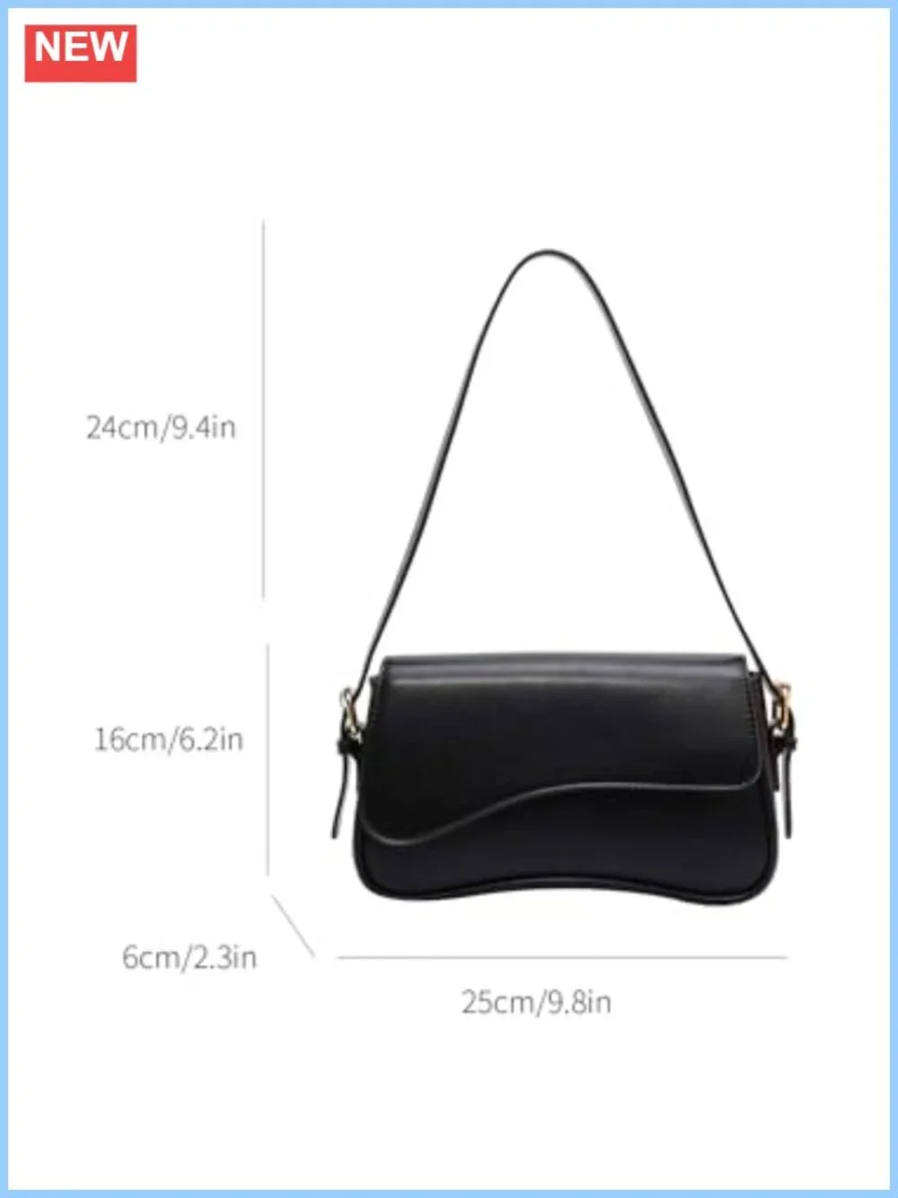 Women's Y2K Hobo Shoulder Bag Retro Vegan Leather Crossbody Purse